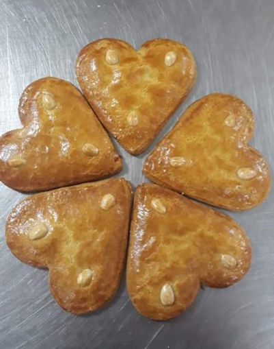 Afbeelding van Hart gevulde koek 2 stuks