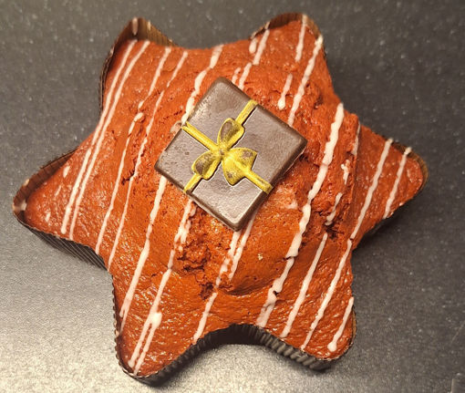 Afbeelding van kerstster redvelvet