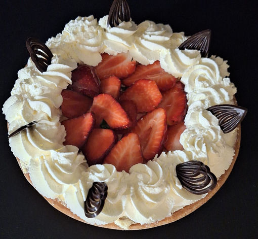 Afbeelding van Aardbeienvlaai