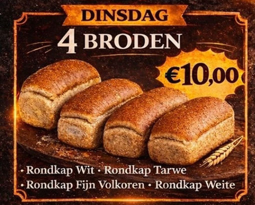 Afbeelding van Dinsdag Brooddag